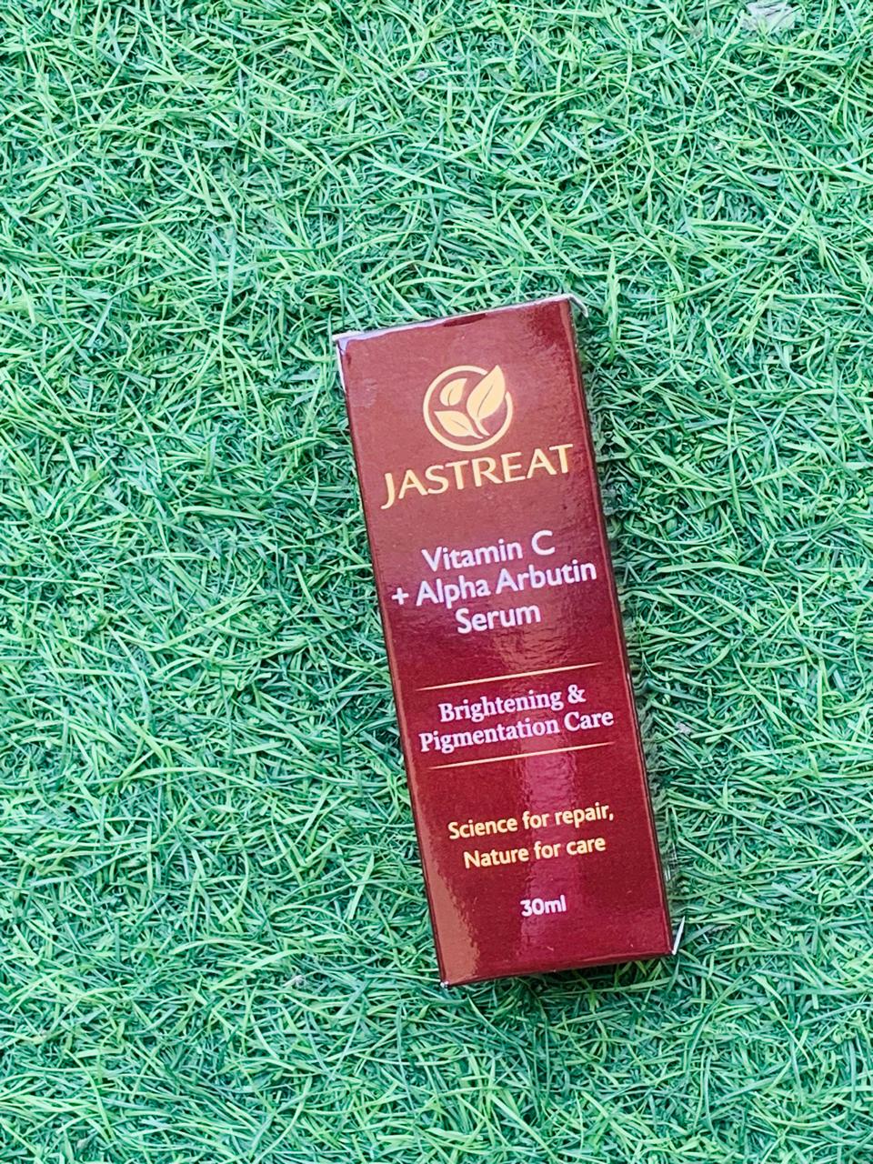 JASTREAT Vitamin C + Alpha Arbutin Serum for Brightening & Pigmentation Care (30ml)